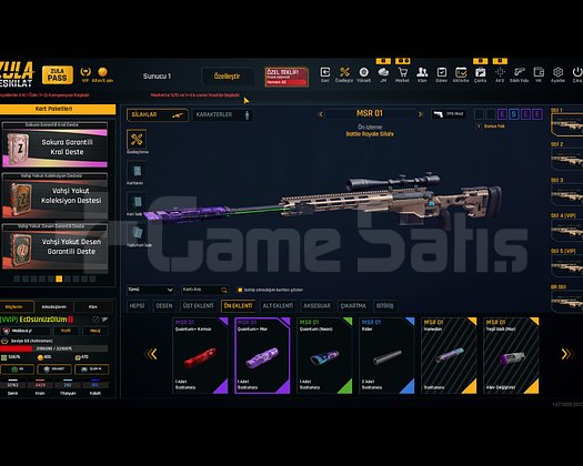 MSR QUA+ LI +7Lİ MÜKEMMEL HESAP KAÇIRMA!!