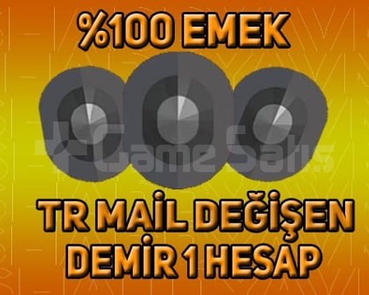 TR - MAİL DEĞİŞEN - DEMİR 1  - ULTRA DÜŞÜK MMR!
