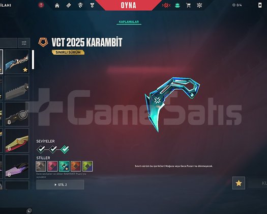 VCT KARAMBİT KURONOMI NE ARARSAN VAR DOLU HESAP
