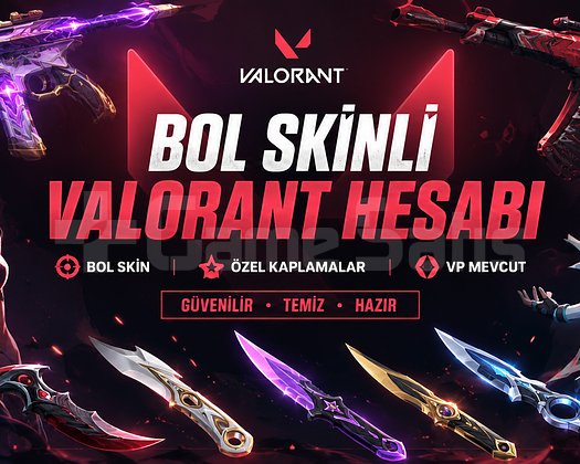 BOL VE KIYMETLİ SKİNLİ HESAP