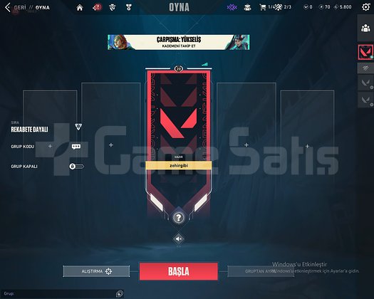 UNRANKED MMR YÜKSEK
