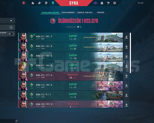 FRESH 34 LEVEL AKTİF IMMORTAL HESAP