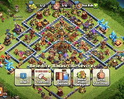 Clash of clans 210 level Hesap mailli