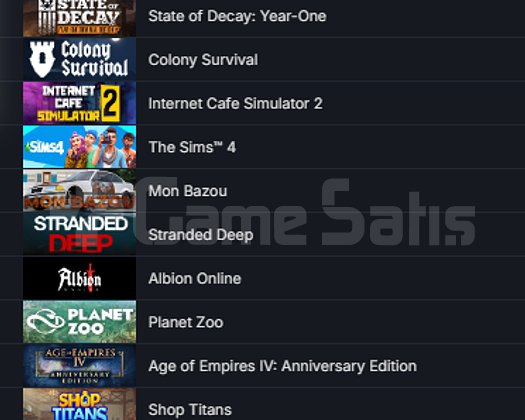 86 GAMES STEAM HESABI