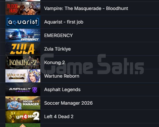 86 GAMES STEAM HESABI