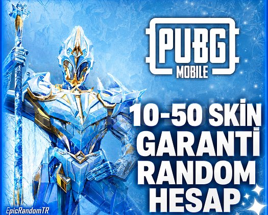 | PREMİUM | 10 - 50 SKİN GARANTİ PUBG RANDOM HESAP