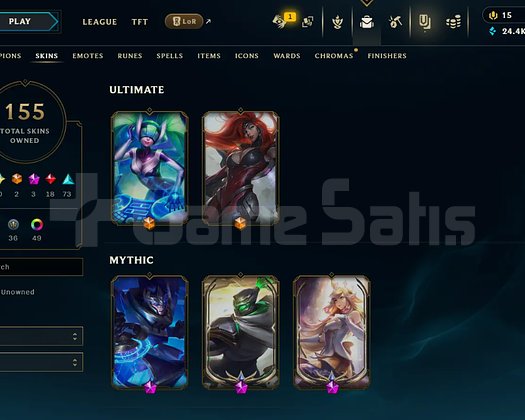 SILVER 2 I 155 SKIN I +95 ŞAMPIYON I TAM ERISIM