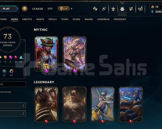 EUW D4 - 73 Kostüm - 152 Şampiyon - Honor 4I SAFE