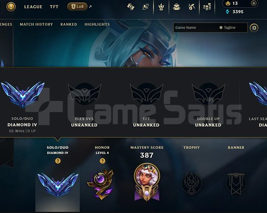 EUW D4 - 73 Kostüm - 152 Şampiyon - Honor 4I SAFE