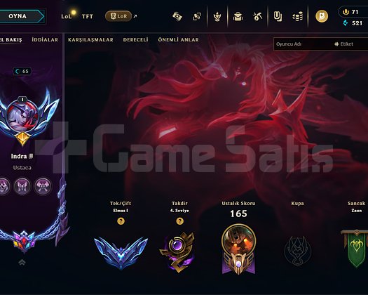 Valorant ve LOL bir hesap