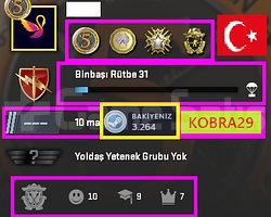 TR HESAP+FACEİT+4 MADALYA 126 WİN 2626 SAAT SEÇKİN