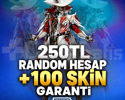 +100 SKİN GARANTİ PUBG RANDOM HESAP VİP++++