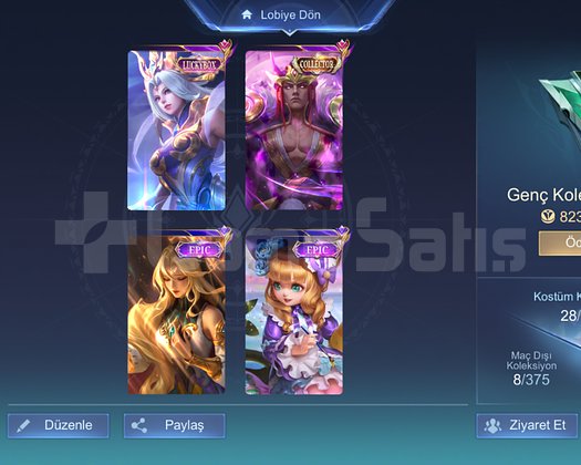 SELENA FLAŞ SMURF HESAP ACİL SATILIK