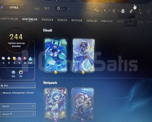Dolu valorant ve dolu lol hesabı