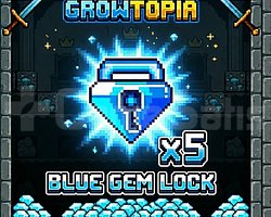 GROWTOPIA 5 BLUE GEM LOCK