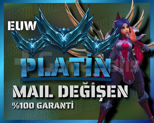EUW / PLATİN - HESAP + HANDMADE + MAİL DEĞİŞEN