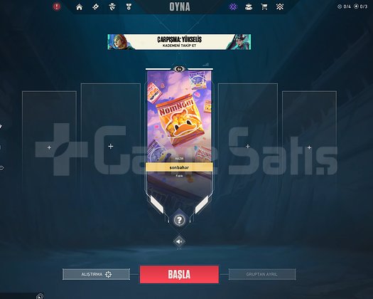 unranked yüce elo skinli hesap