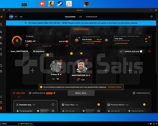 faceıt 8 lvl 70 dolar edvanterım var sadece