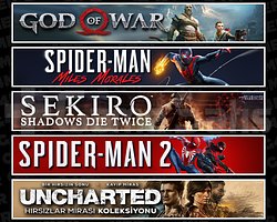 GOW + Miles + Sekiro + Spider 2 + Uncharted