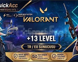 QuickAcc I TR/EU +13 LEVEL I UCUZ I SAFE I HIZLI