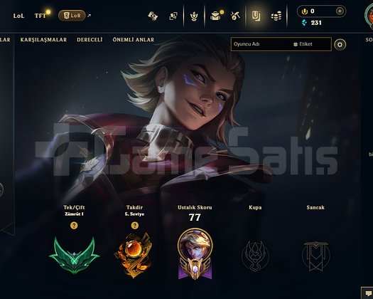 Ucuz EUW Zümrüt 1 Hesap l 9 Kostümlü
