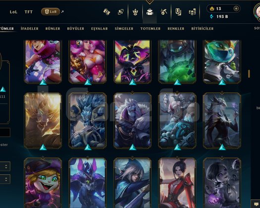 614 LVL + 240 KOSTÜM + 172 HERO + PLATİN 4 + MAİL!