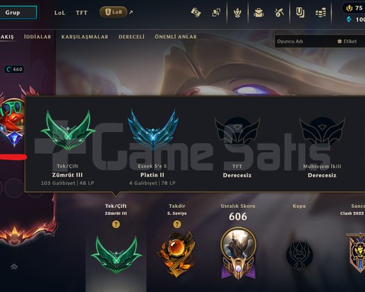 460 LVL 173 KOSTÜM + MAİL TESLİM + ZÜMRÜT
