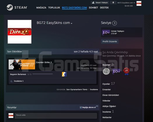 CS2 Seçkin + 17 oyun + kapsül