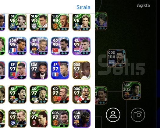 KG 3232 4 BOMBACI+ZOLA+MAKAAY+TOTTİ+DİAZ+MESSİ