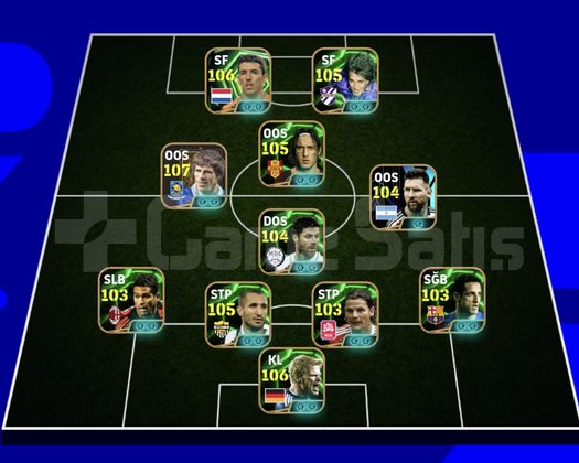 KG 3232 4 BOMBACI+ZOLA+MAKAAY+TOTTİ+DİAZ+MESSİ