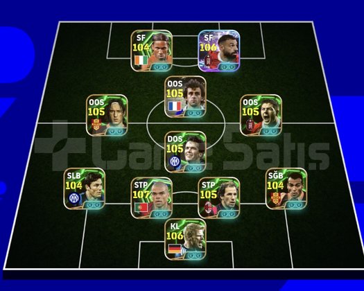 KG 3240 BOMBACI SALAH+DROGBA+PLATİNİ+PEPE+TOTTİ