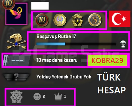 TR HESAP+FACEİT+4 MADALYA 45 WİN 181 SAAT SEÇKİN