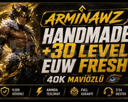 EUW +30 LEVEL UNRANKED FRESH
