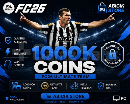 FC 26 1000K Coins PC Güvenli
