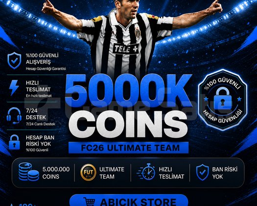FC 26 5000K Coins PC Güvenli