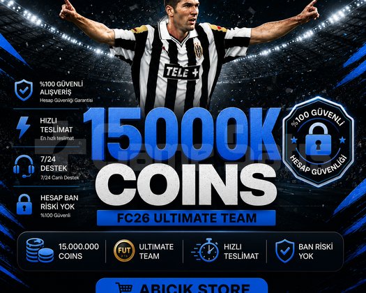 FC 26 15000K Coins PC Güvenli