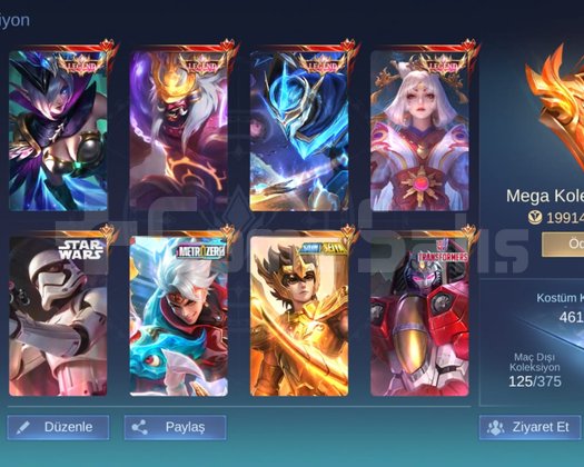 461 KOSTÜM MEGA IV. x4 LEGEND x14 LUCKYBOX