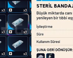 STERİL BANDAJ TANE Sİ 2.5 TL TOPLU ALIMDA İNDİRİM