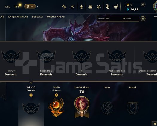 TR 30 LEVEL HANDMADE | 66K MAVİ ÖZ | VIP UNRANKED