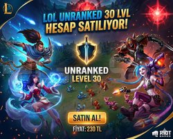 LOL UNRANKED 30 LVL FRESH HESAP