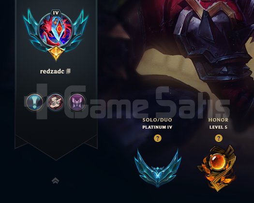 EUW/ PLAT 4 +30 - 10 FRESH HONOR LV 5 HESAP !