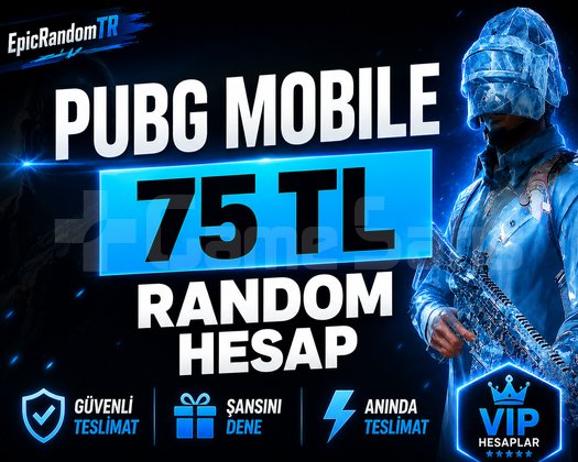 |DOPDOLU 75 TL PUBG RANDOM HESAP BOŞ YOK