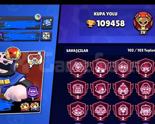 110k nadir dolu hesap!