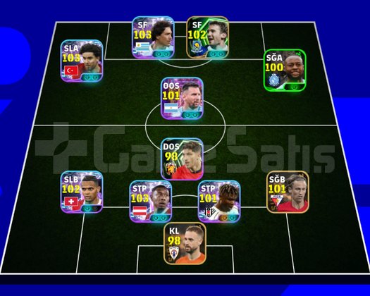 Efootbal kaliteli başlangıç hesabı
