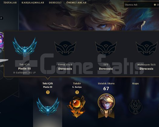 WEST PLAT 3 DİA MMR 2017 TARİHLİ HESAP +30