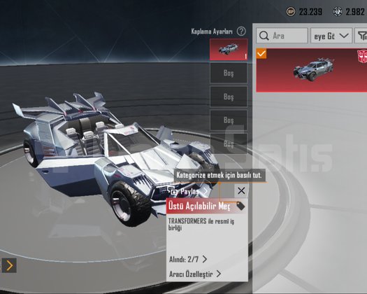 2 M416+UMP MAXX / 4 SPOR ARAÇ / EKSİKSİZ HESAP