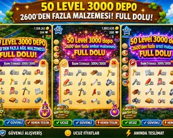 50 LEVEL 3000 DEPO FULL AĞIL AMBAR ARAZİ DOLU OYUN