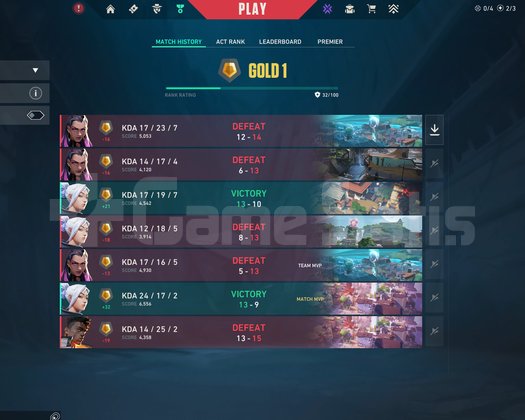 İlk Mailli Rgx Vandallı Gold 1 valorant hesabı