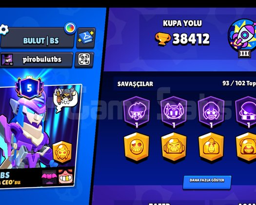 38K VE 93 KARAKTERLİ EFSANE HESAP!