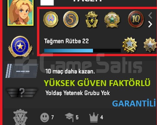 ANINDA TESLİM | 8 MADALYA | 1545 SAAT | FACEIT
